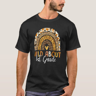 T-shirt Sauvage Environ Enseignant De 1Ere Année Retour À