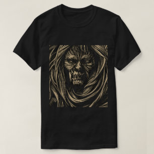 T-shirt sauvage et étrange