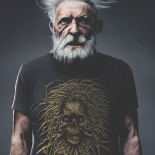 T-shirt sauvage et étrange