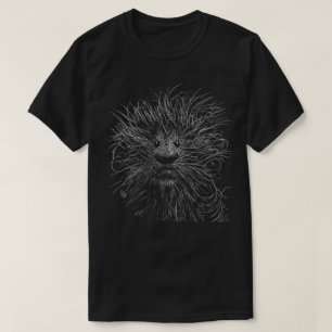 T-shirt sauvage et étrange