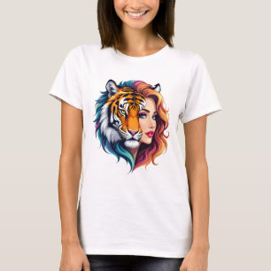 T-shirt Sauvage intérieur – Déesse de l'esprit du tigre. 