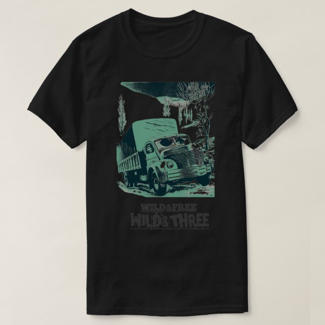 T-SHIRT SAUVAGE LIBRE SAUVAGE TROIS (Design devant)
