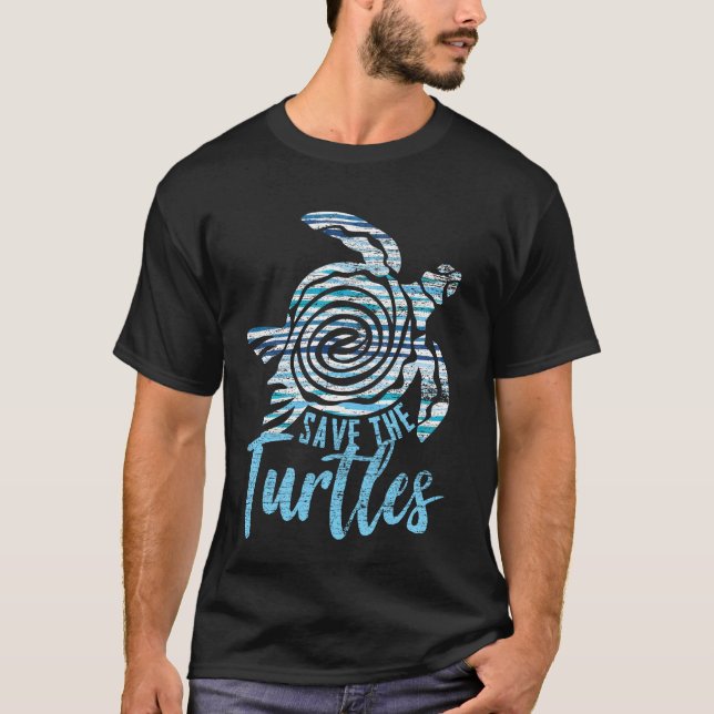 T-shirt Sauve les tortues (Devant)