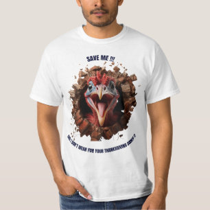 T-shirt Sauve-moi dinde