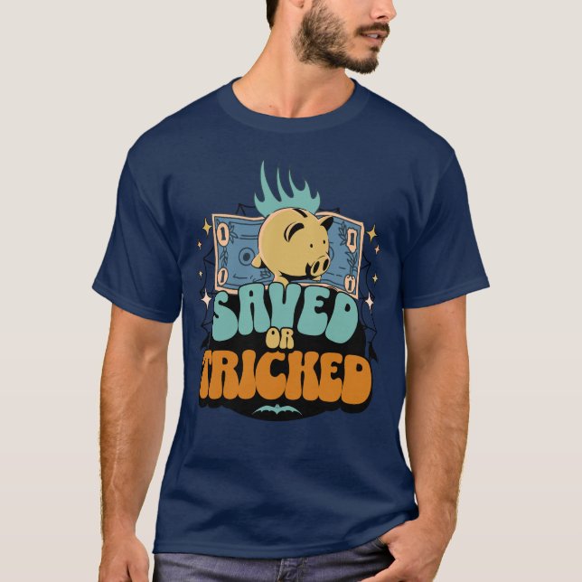 T-shirt Sauvé ou marqué avec banque de pige (Devant)