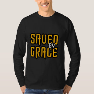 T-shirt Sauvé par Grace Christian Typography Design