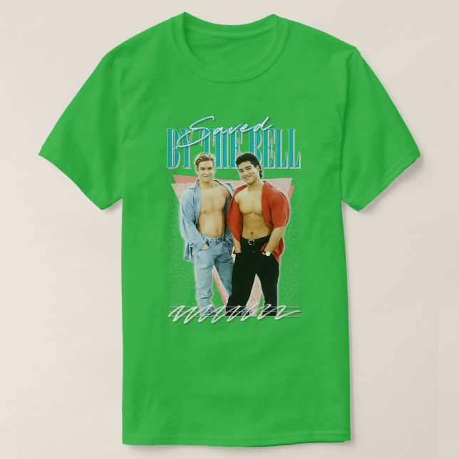 T-shirt Sauvé Par Le Design Esthétique Styled Bell 90s (Design devant)
