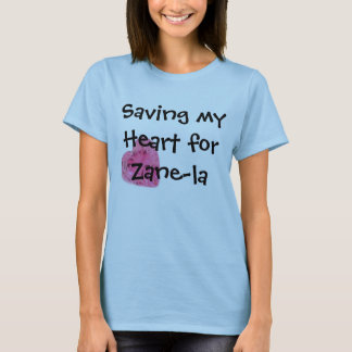T-shirt Sauvegarde de mon coeur pour la Zane-La Shirth