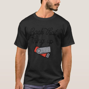 T-shirt Sauvegarder Cela Disque Flash USB de Données d'Ord