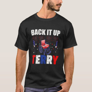 T-shirt Sauvegarder Terry 4 juillet Drapeau américain