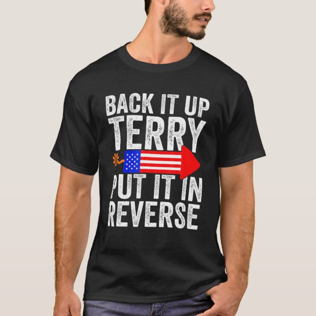 T-shirt Sauvegardez Terry Mettez-Le En Reverse (Devant)