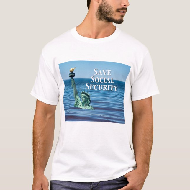 T-shirt Sauver la sécurité sociale (Devant)