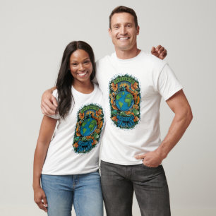 T-SHIRT SAUVER LA TERRE SAUVER LA VIE