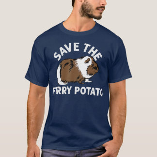 T-shirt sauver le cobaye de la pomme de terre fourrée
