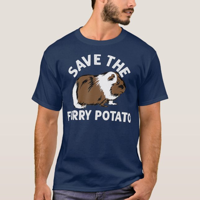 T-shirt sauver le cobaye de la pomme de terre fourrée (Devant)