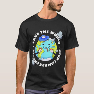 T-shirt Sauver Le Monde Arrêter Le Changement Climatique 