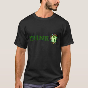 T-shirt Sauver l'environnement : Penser à l'échelle mondia