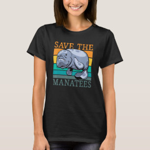 T-shirt Sauver les lamantins vache marine Trichechidae lam
