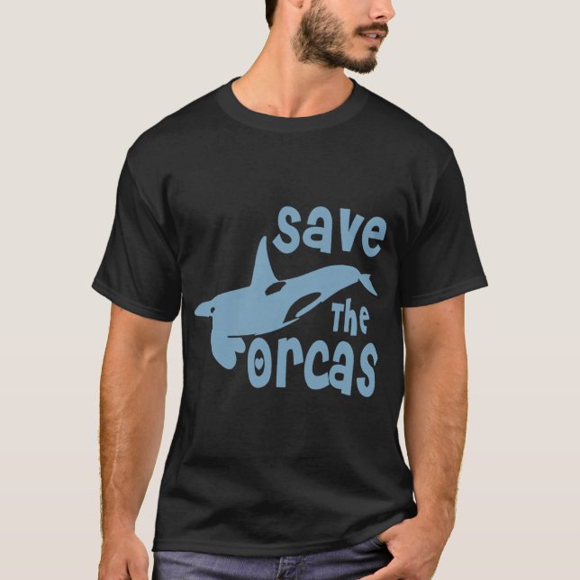 T-shirt Sauver les orques (Devant)