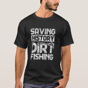T-shirt Sauver l'Histoire Pêche en Terre Détection de Méta