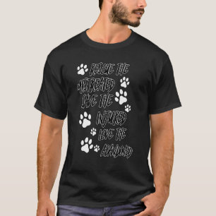 T-shirt Sauver Sauver Amour Sauvetage d'animal mignon Chi