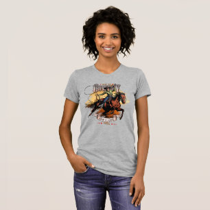 T-shirt Sauver Un Cheval ; Monter Un Cowboy   Femme Ajusté
