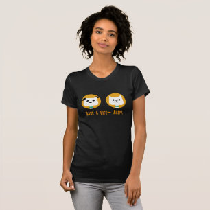 T-shirt Sauver une vie - Adopter