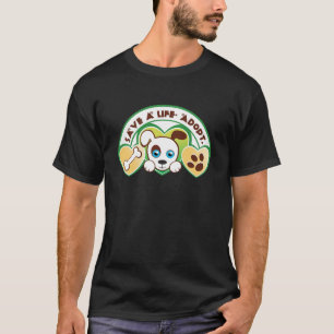T-shirt sauver une vie adopter