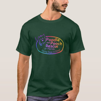 T-shirt Sauvetage Canin et Poodle de Floride Dégradé Arc-e