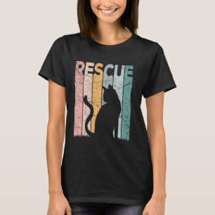 T-shirt Sauvetage de chat Sauveteur de chat vintage Sauvet