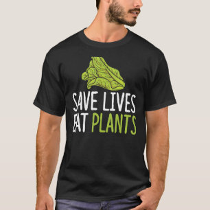 T-shirt Sauvez des vies Manger Plante Vegetaria Légumes  A