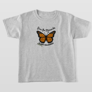 T-shirt Sauvez la chemise Monarch T avec papillon