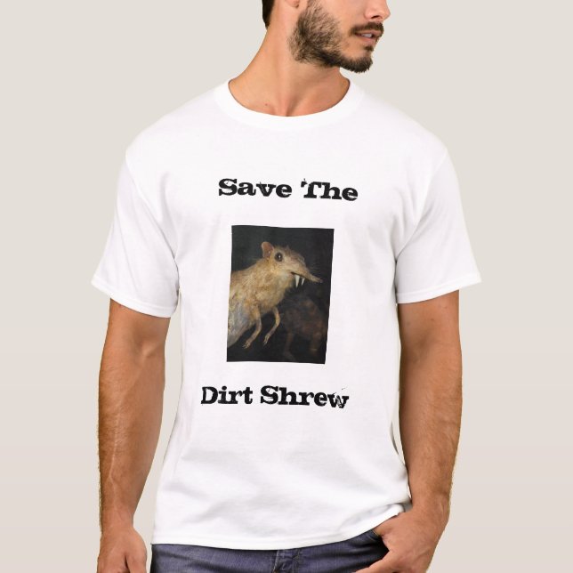 T-shirt Sauvez la musaraigne de saleté (Devant)