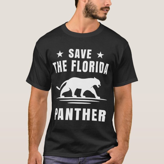 T-shirt Sauvez la panthère de Floride (Devant)