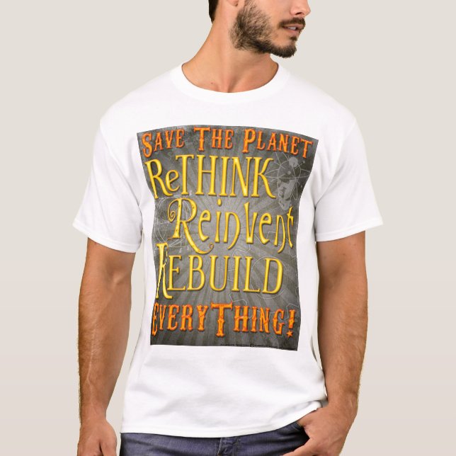T-shirt Sauvez La Planète (Devant)