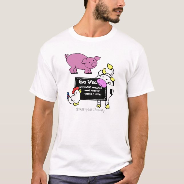 T-shirt Sauvez la planète (Devant)