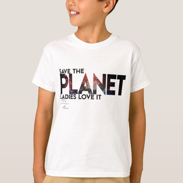 T-shirt Sauvez la planète (Devant)