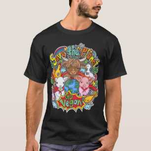 T-shirt Sauvez la planète - Devenez végétalien !