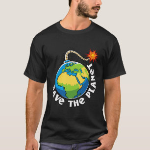 T-shirt Sauvez La Planète Il N'Y A Pas De Planète B Filles