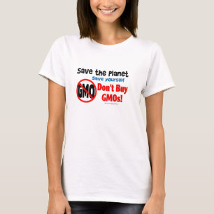 T-shirt Sauvez la planète, sauvez-vous : N'achetez pas le