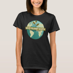 T-shirt Sauvez la planète Terre Drôle écologie écologique