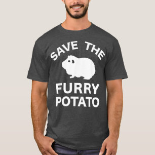 T-shirt Sauvez la pomme de terre fourrure animal drôle Coc