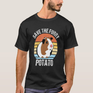 T-shirt Sauvez la pomme de terre fourrure Guinée porc