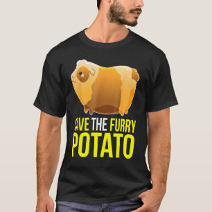 T-shirt Sauvez La Pomme De Terre Fraîche Guinéenne Pig Pet