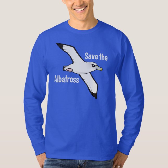 T-shirt Sauvez l'albatros (le vol) (Devant)