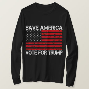 T-shirt Sauvez L'Amérique Voter Pour Trump