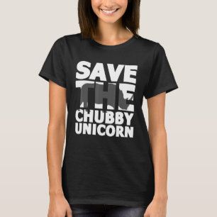 T-shirt Sauvez le Chubby Unicorn Rhino Afrique Safari Rhin