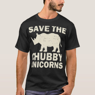 T-shirt Sauvez le couple Chubby Unicorn