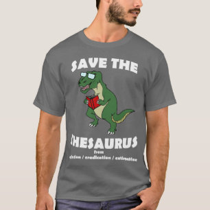 T-shirt Sauvez le dinosaure de thésaurus