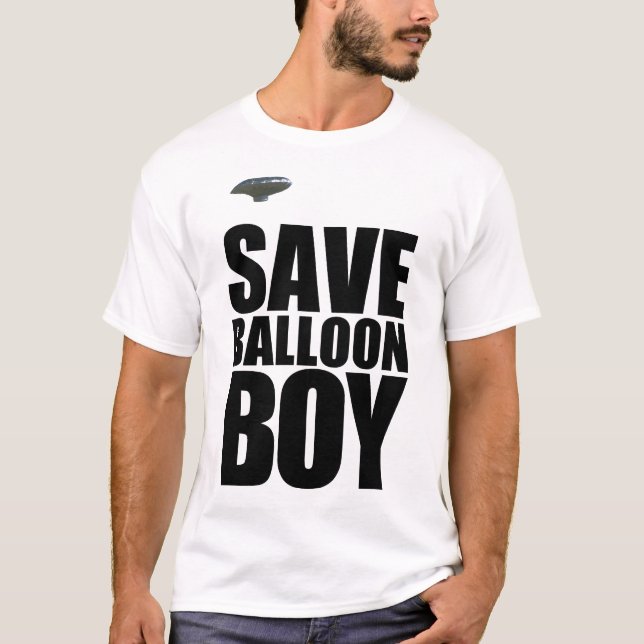 T-SHIRT SAUVEZ LE GARÇON DE BALLON (Devant)
